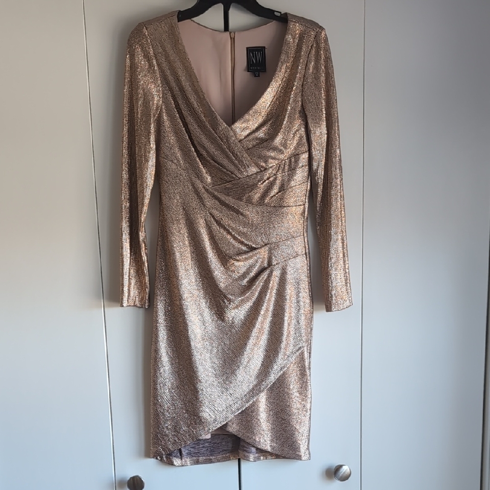 Elegant Metallic Dress - Picture 4 of 8